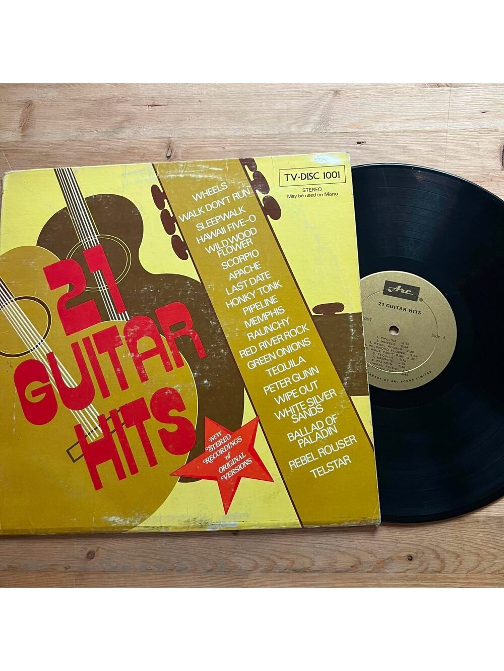 Various - 21 Guitar Hits 33rpm VG+ VR16